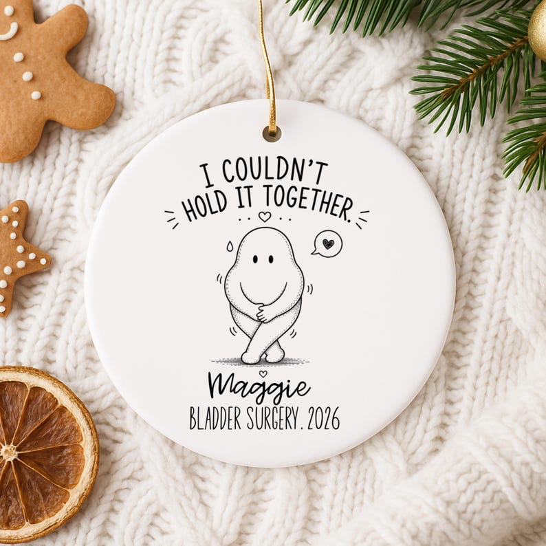 Personalized Bladder Surgery Ornament – Bladder Surgery Gift product image 10
