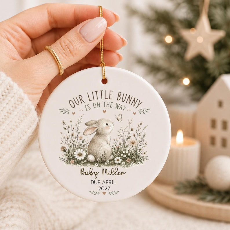 Pregnancy Announcement Ornament – Easter Pregnancy Reveal product image 8