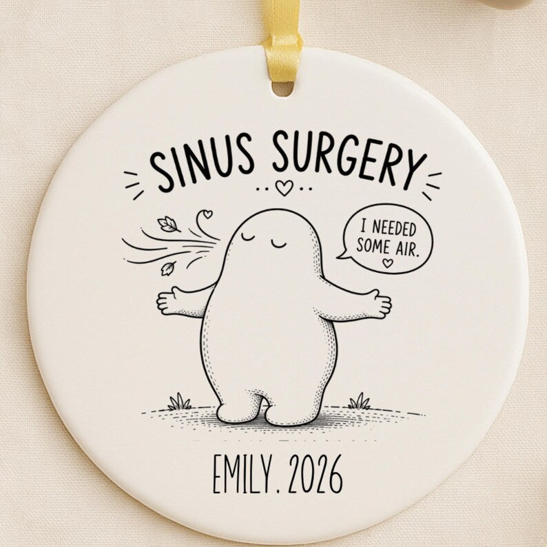 Personalized Sinus Surgery Ornament – Funny Sinus Surgery Gift product image 8