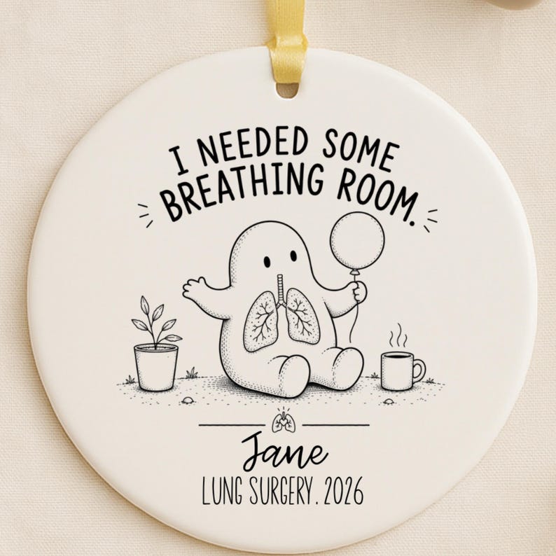 Personalized Lung Surgery Ornament – Lung Surgery Gift product image 6