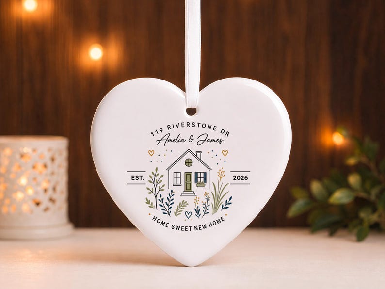 Personalized New Home Ornament With Custom Address Names Year product image 8