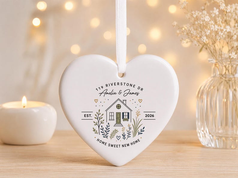 Personalized New Home Ornament With Custom Address Names Year product image 7