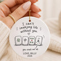 Funny Mahjong Ornament | Personalized Mahjong Christmas Gift | Gift for Mahjong Partner | Gift  personalized Christmas ornament