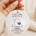 Funny Shoulder Surgery Gift | Personalized Shoulder Recovery Ornament | Rotator Cuff Surgery Gi personalized Christmas ornament