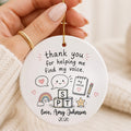 Speech Therapist Gift Personalized | Thank You Speech Therapist Ornament | SLP Christmas Gift | personalized Christmas ornament