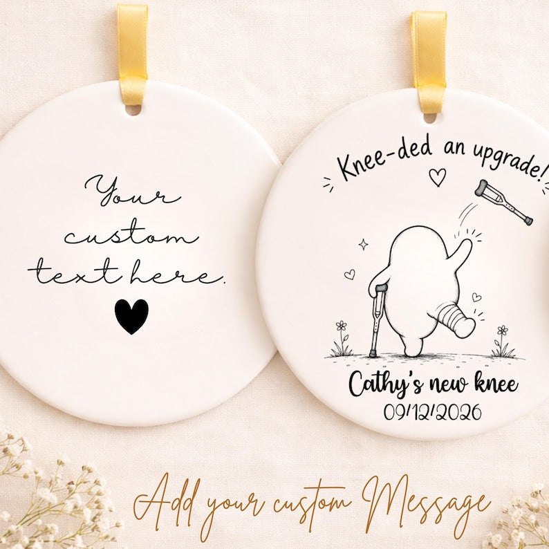 Personalized Knee Surgery Ornament – Knee Replacement Gift product image 2