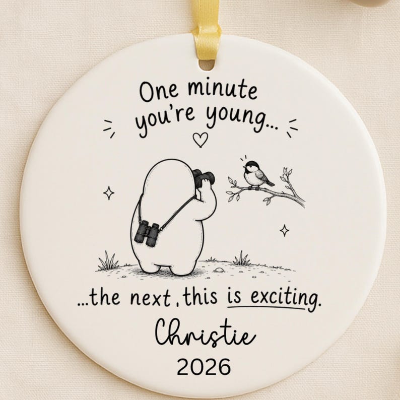 Personalized Bird Watching Ornament – Bird Watcher Gift product image 4