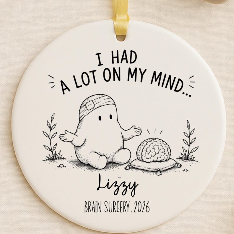 Personalized Brain Surgery Ornament – Brain Surgery Gift product image 6