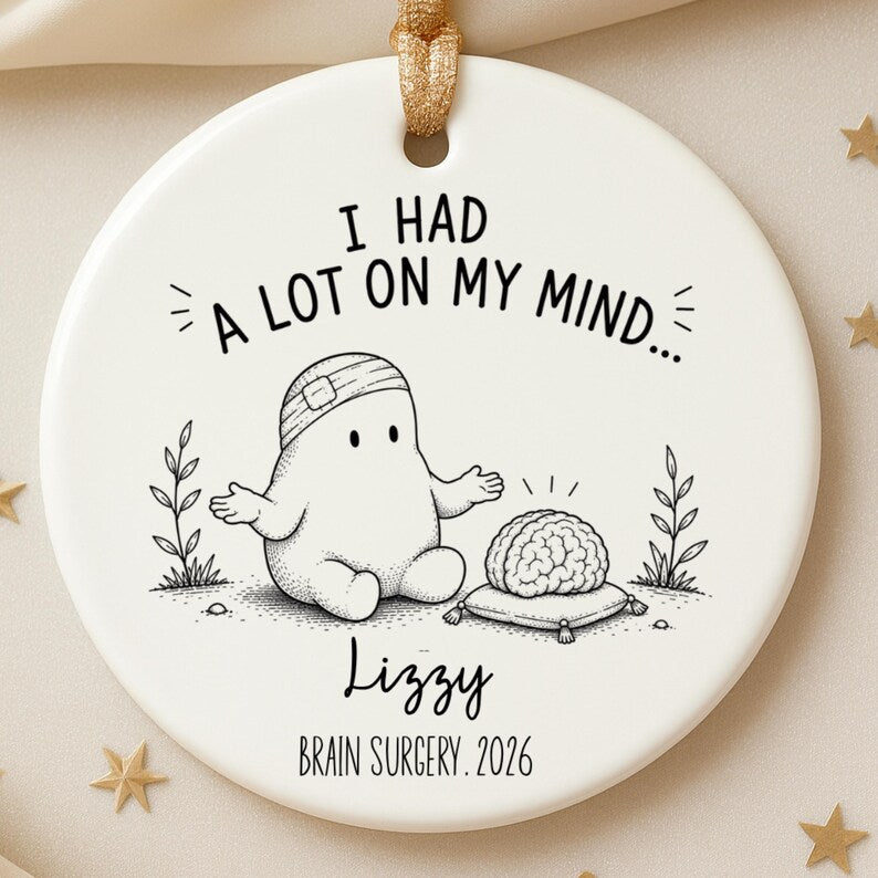 Personalized Brain Surgery Ornament – Brain Surgery Gift product image 9