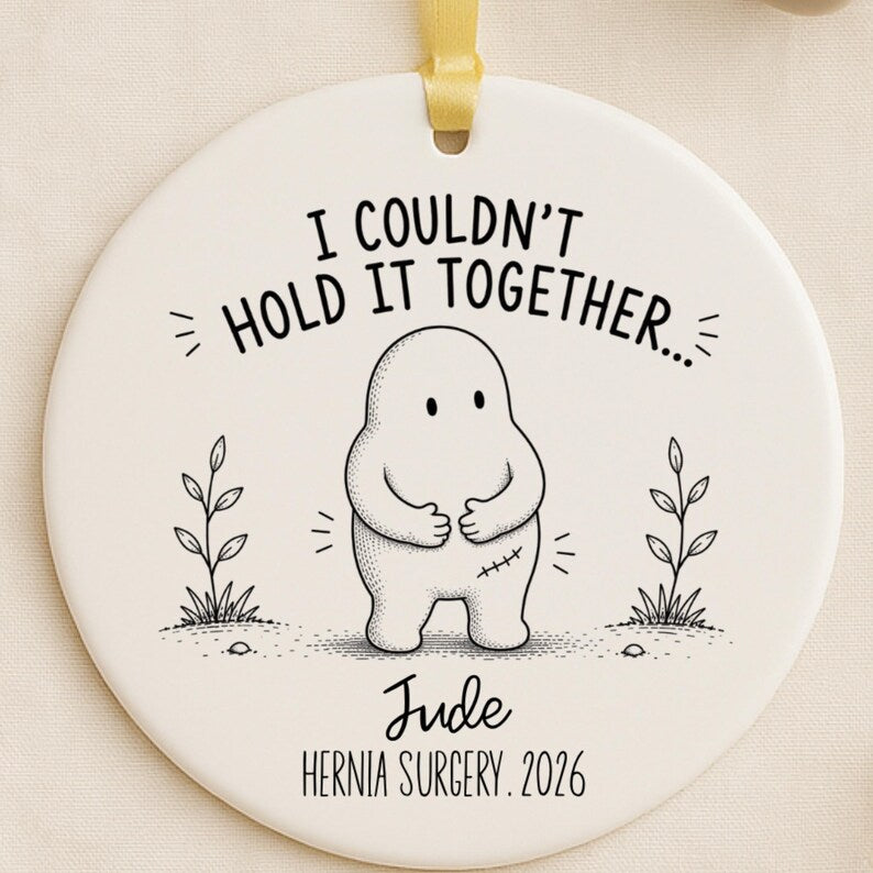 Personalized Hernia Surgery Ornament – Hernia Repair Gift product image 6