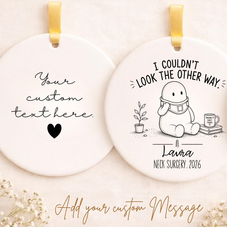 Personalized Neck Surgery Ornament – Neck Surgery Gift product image 2
