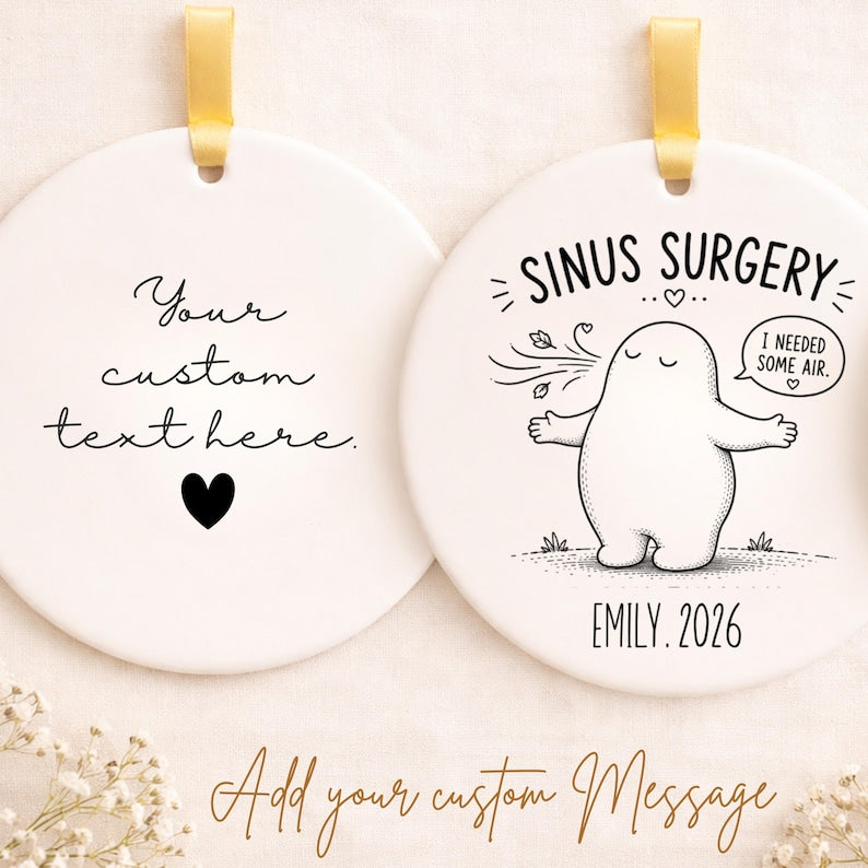 Personalized Sinus Surgery Ornament – Funny Sinus Surgery Gift product image 2
