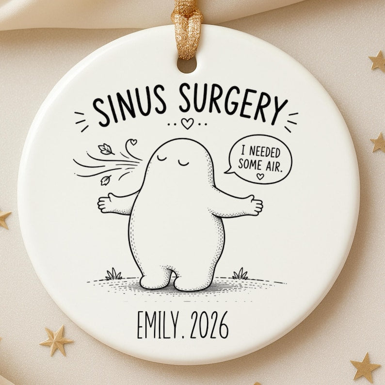Personalized Sinus Surgery Ornament – Funny Sinus Surgery Gift product image 6