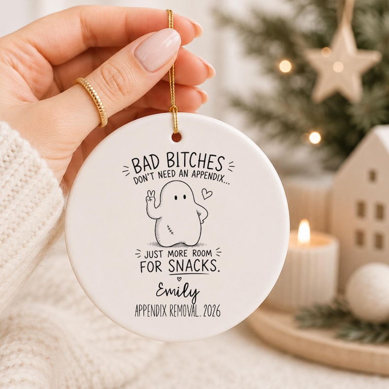 Funny Appendectomy Ornament – Appendix Removal Gift product image 10