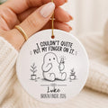 Personalized Broken Finger Ornament – Broken Finger Gift personalized Christmas ornament