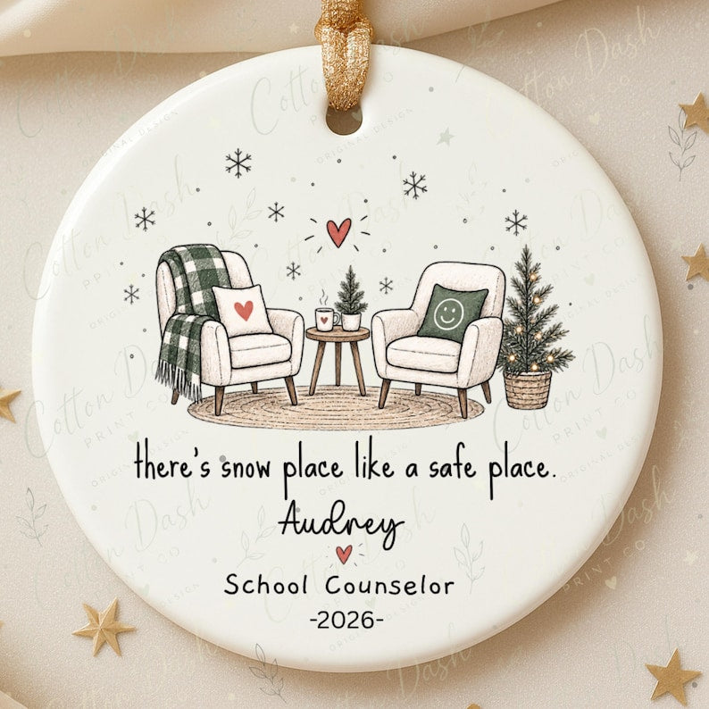 School Counselor Christmas Ornament Personalized Counselor Gift – Counselor Thank You Gift product image 10