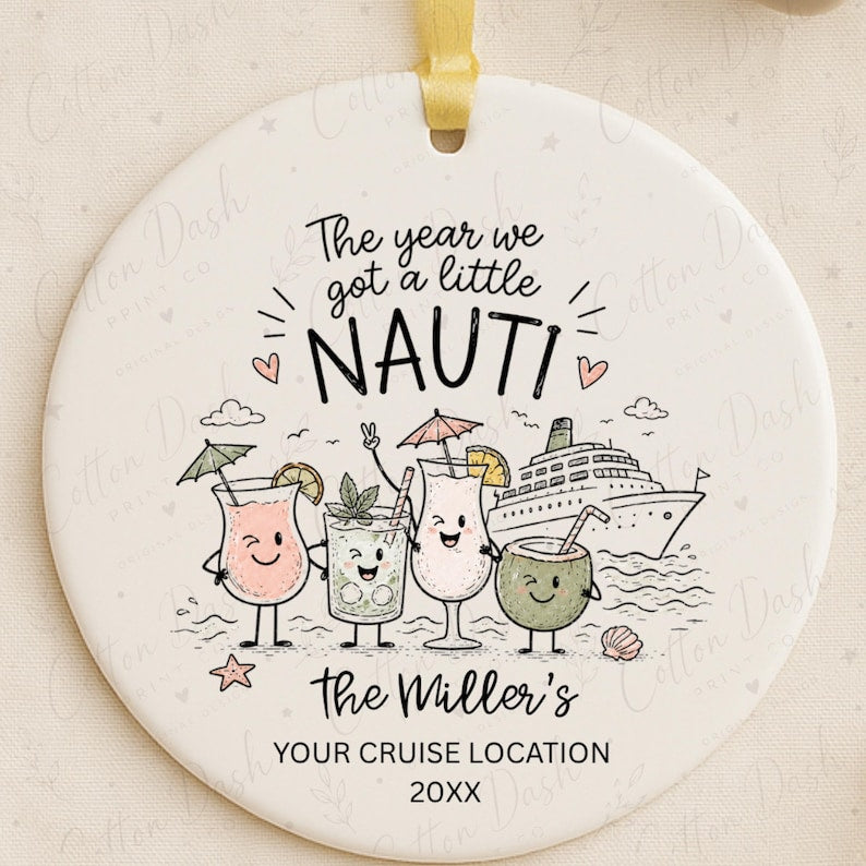 Family Cruise Ornament – Personalized Cruise Christmas Ornament product image 4