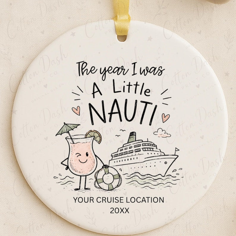 First Cruise Christmas Ornament – Personalized Cruise Keepsake product image 8