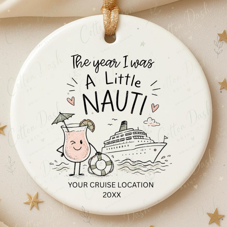 First Cruise Christmas Ornament – Personalized Cruise Keepsake product image 6