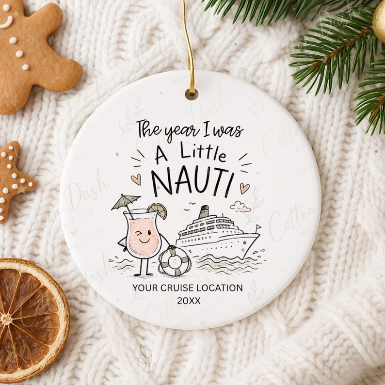 First Cruise Christmas Ornament – Personalized Cruise Keepsake product image 11