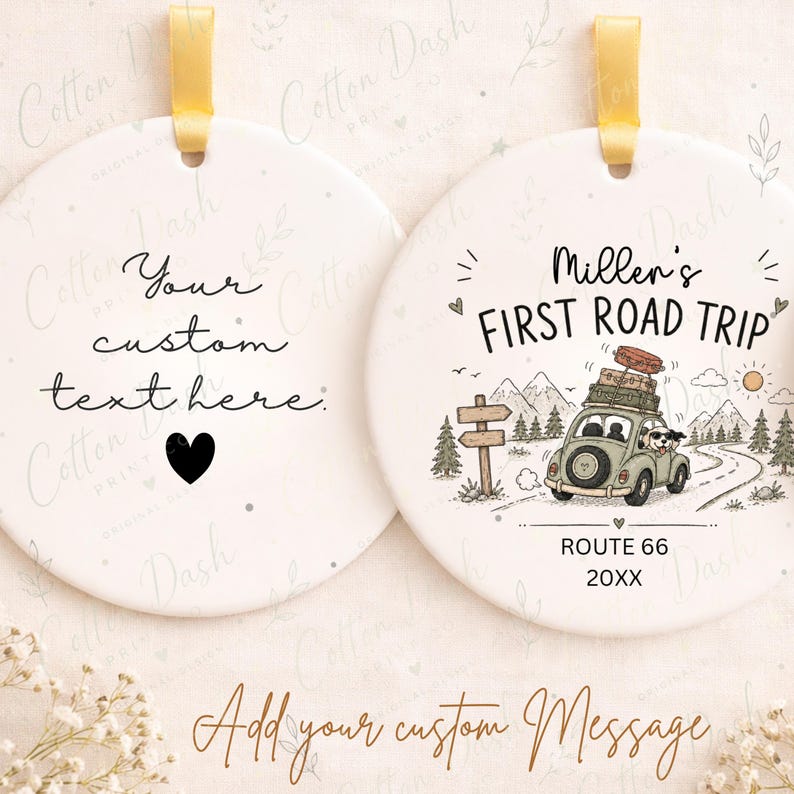 First Road Trip Ornament – Personalized Road Trip Gift product image 2