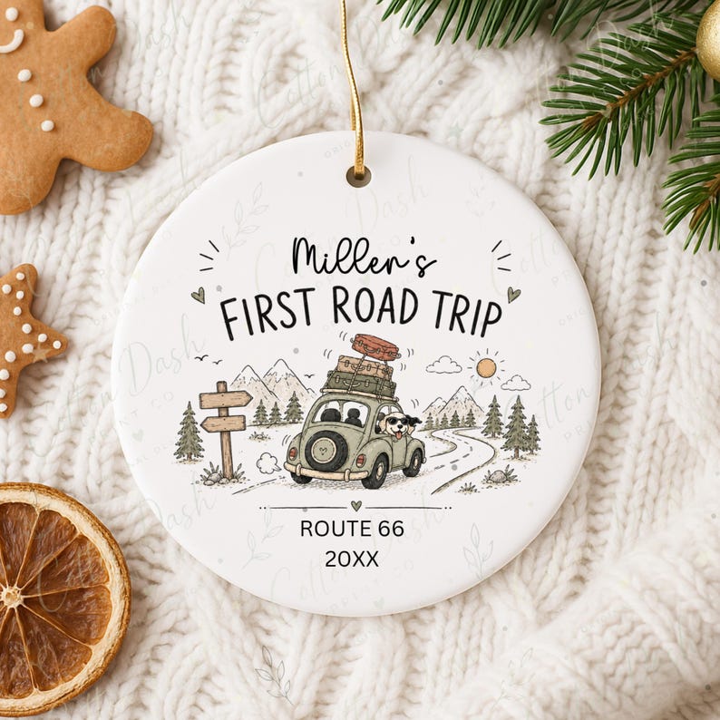 First Road Trip Ornament – Personalized Road Trip Gift product image 11