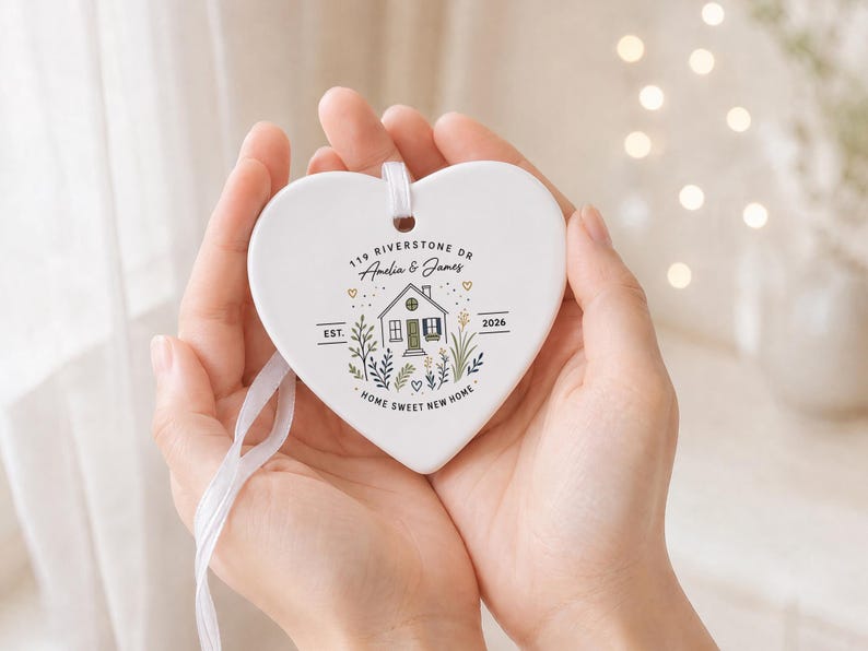 Personalized New Home Ornament With Custom Address Names Year product image 5