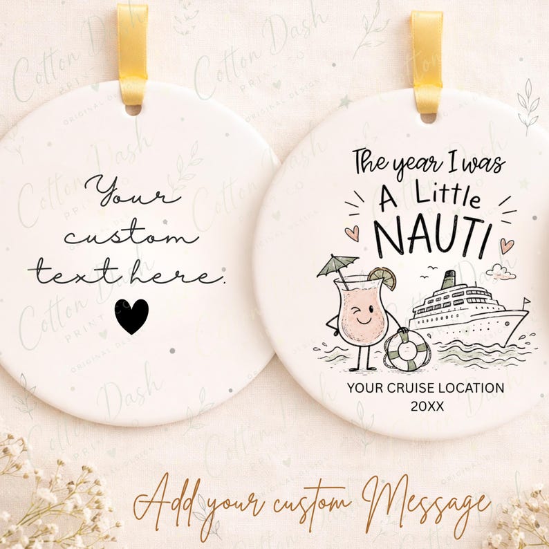First Cruise Christmas Ornament – Personalized Cruise Keepsake product image 2