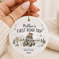 First Road Trip Ornament – Personalized Road Trip Gift personalized Christmas ornament